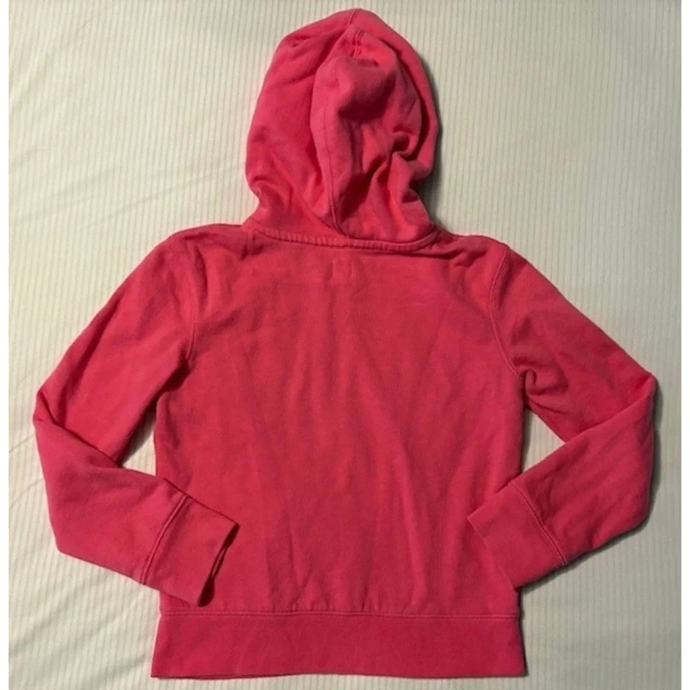 Gap kids size 10 bright pink full zip hooded sweatshirt